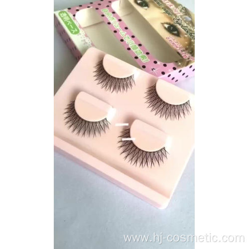 Wholesale 2 pairs one box False Eyelashes for Bobby's eyes Free sample best price fake eyelashes 3d mink with custom boxes